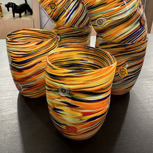 vaso de vidrio veneciano