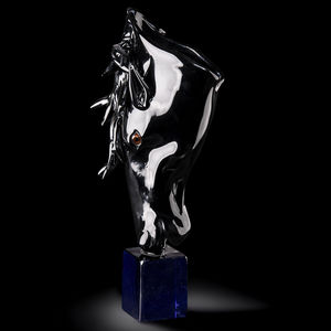 escultura de vidrio soplado