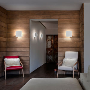 aplique contemporáneo / de metal / LED / rectangular