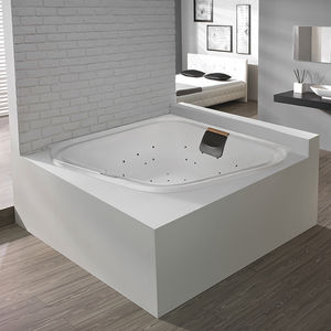bañera de fibra acrílica / de hidromasaje