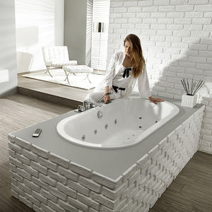bañera ovalada