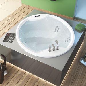 bañera ovalada