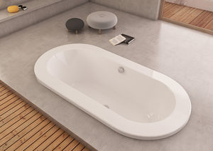 bañera ovalada