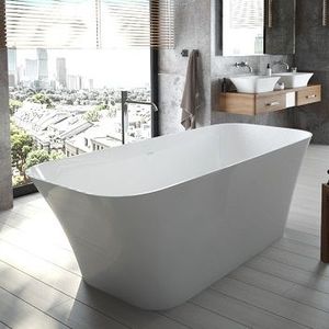 bañera ovalada