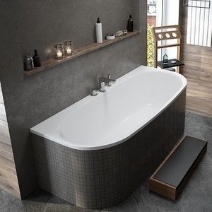 bañera ovalada