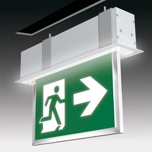 iluminación de emergencia de techo
