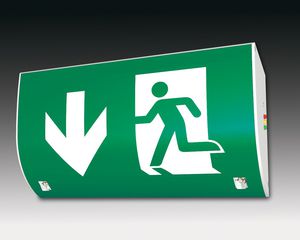iluminación de emergencia de pared