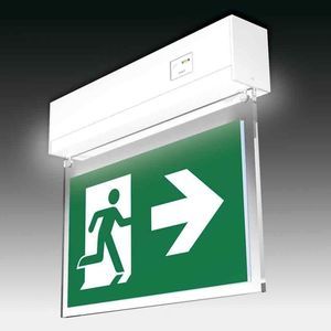 iluminación de emergencia rectangular