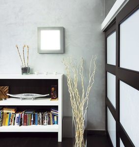 luminaria empotrable de pared