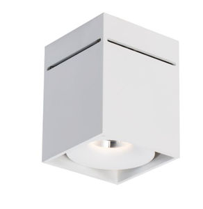 downlight montado en superficie / LED / cuadrado / de aluminio
