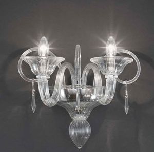 aplique clásico / de níquel / de cristal / de vidrio soplado