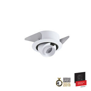 downlight empotrable de techo / LED / redondo / de aluminio