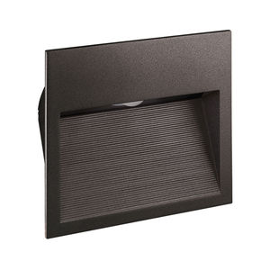 luminaria empotrable de pared / LED / rectangular / de exterior