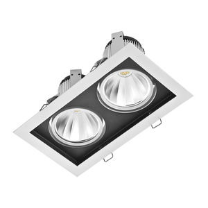downlight empotrable / LED / rectangular / de acero