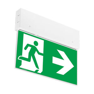 iluminación de emergencia rectangular