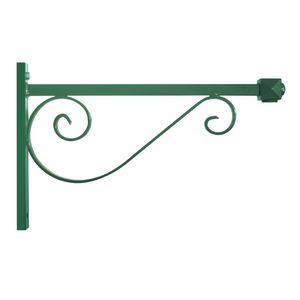 consola para poste de iluminación de hierro forjado