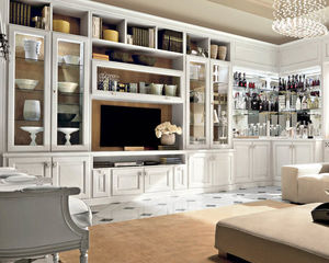 biblioteca de pared