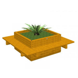 jardinera de madera