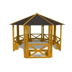 cenador de madera
