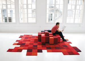 alfombra contemporánea