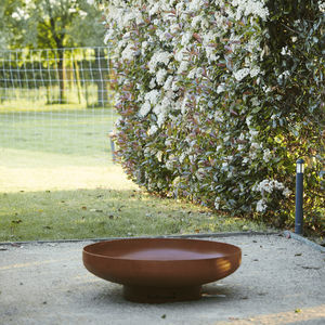 brasero de jardín de leña