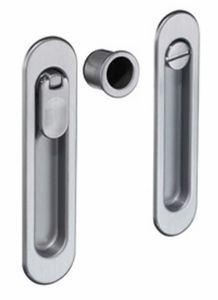 manilla para puerta corredera / de metal / contemporánea