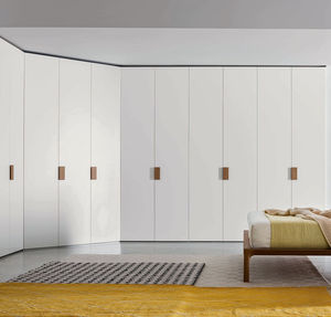 armario de esquina / contemporáneo / de madera lacada / de madera lacada brillante