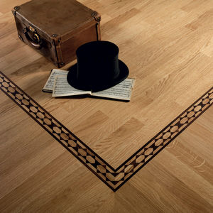 parquet macizo / para pegar / aceitado / barnizado