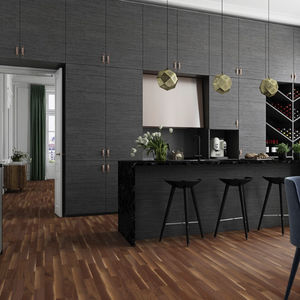parquet multicapa / para pegar / de nogal / mate