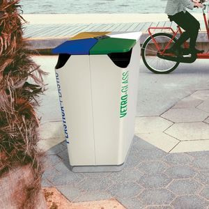 cubo de basura público