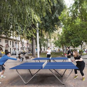 mesa de ping-pong contemporánea