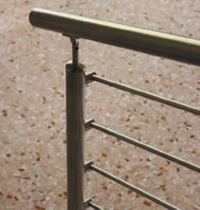 barandilla de aluminio