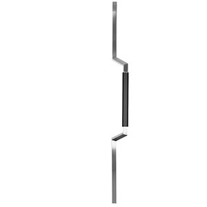 tirador de puerta para puerta / de acero inoxidable / de aluminio anodizado / contemporáneo