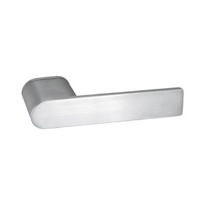 manilla de puerta / de acero inoxidable / contemporánea / acabado satinado