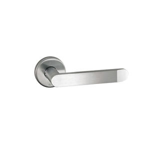 manilla de puerta / de acero inoxidable / contemporánea / acabado satinado