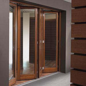 cortina de cristal plegable