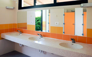 encimera de lavabo de Corian®