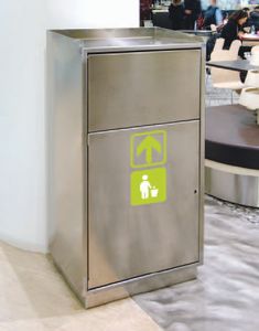 cubo de basura público