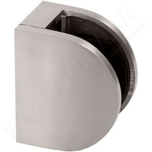 pinza para vidrio de acero inoxidable pulido