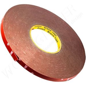 cinta adhesiva para aplicación en cristal