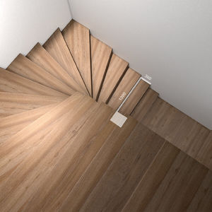 escalón de madera
