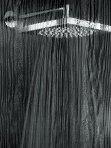 panel de vidrio flotado / texturado / para ducha / esmerilado al ácido