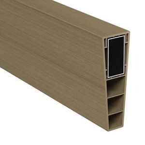 celosía con lamas de aluminio