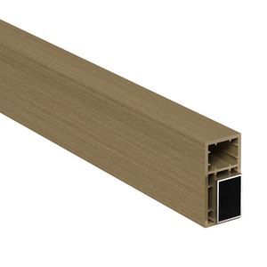 celosía con lamas de aluminio