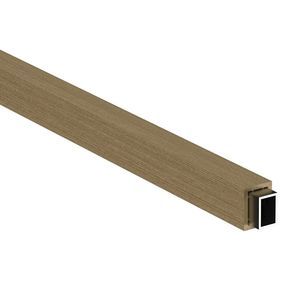 celosía con lamas de aluminio
