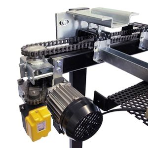 automatización para puerta industrial