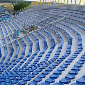asiento para grada para instalación deportiva