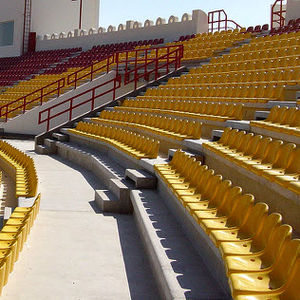 asiento para grada para instalación deportiva