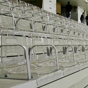 asiento para grada abatible