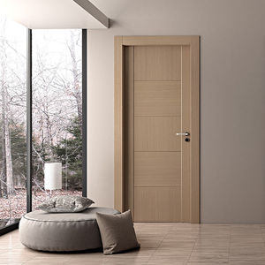 puerta de interior / abatible / de roble / ciega